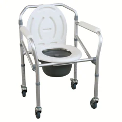 Aluminium Folding Commode Chair